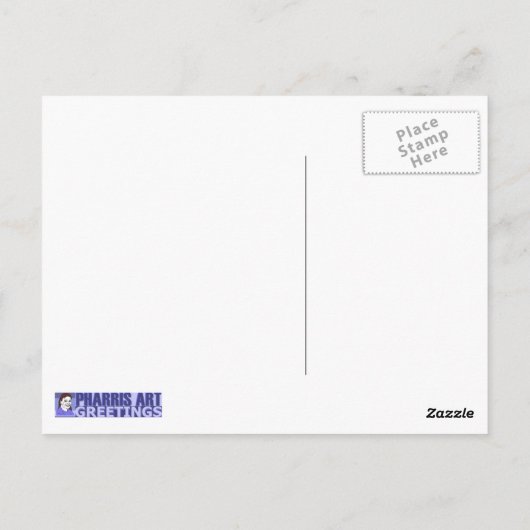 Carte postale étoile solitaire (Dos)