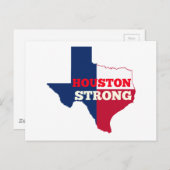 Carte Postale Étoile solite "Houston Strong" (Devant / Derrière)