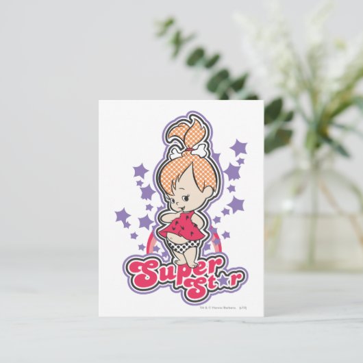 Carte Postale Étoile superbe de PEBBLES™ (Debout devant)