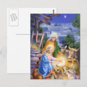 Carte Postale Étoile sur Bethléem (Devant / Derrière)