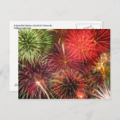 Carte Postale Étoile tourbée (Devant / Derrière)