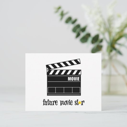 Carte Postale Étoile vidéo (Debout devant)