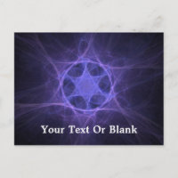 Étoile Violette Fractée De David