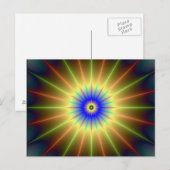 Carte postale étoilée (Devant / Derrière)