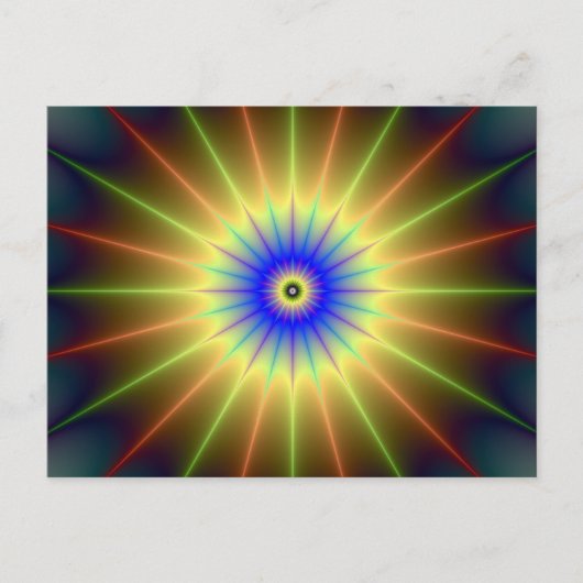 Carte postale étoilée (Devant)