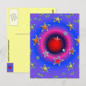 Carte Postale Étoiles (Devant / Derrière)