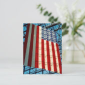 Carte Postale étoiles bandes ombres (Debout devant)