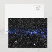 Carte Postale Étoiles bleues (Devant / Derrière)