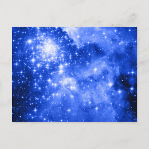 Carte Postale Étoiles Bleues Ultramarines
