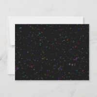Étoiles brillantes colorées dans le ciel nocturne