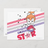 Carte Postale Étoiles brillantes PEBBLES™ (Devant / Derrière)