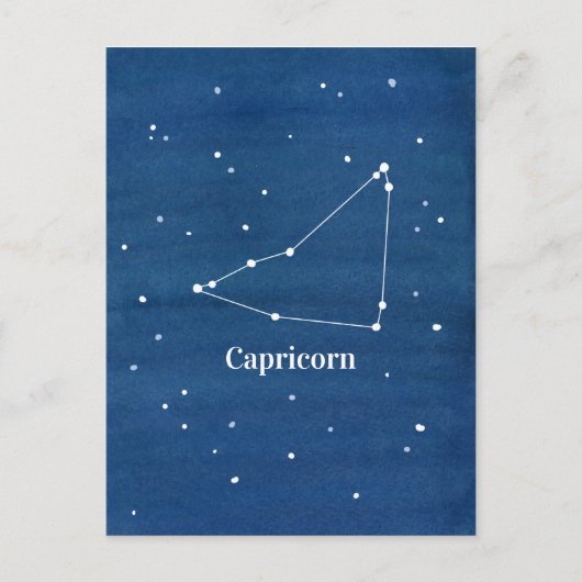 Carte Postale Étoiles Capricorne Constellation (Devant)