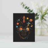 Carte Postale Étoiles dans mes yeux Psychedelic Space Sci-Fi & C (Debout devant)