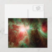 Carte Postale Étoiles dans Orion Nebula Space (Devant / Derrière)