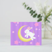 Carte Postale Étoiles de lapin de lune (Debout devant)