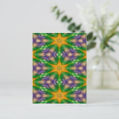 Carte Postale Étoiles de Mardi Gras (Debout devant)
