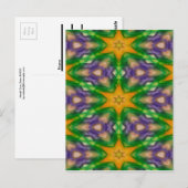 Carte Postale Étoiles de Mardi Gras (Devant / Derrière)