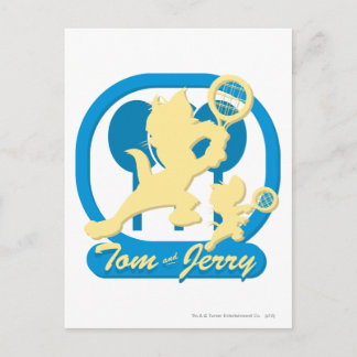 Carte Postale Étoiles de tennis Tom et Jerry 3