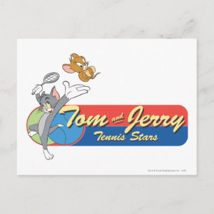 Carte Postale Étoiles de tennis Tom et Jerry 6