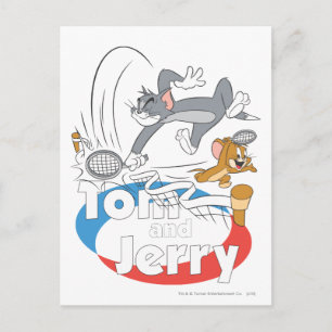 Carte Postale Étoiles de tennis Tom et Jerry 7
