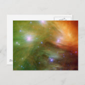 Carte Postale Étoiles des Pléiades en infrarouge SSC2007 07A (Devant / Derrière)