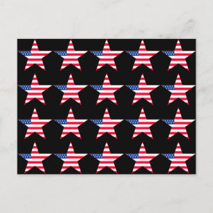 Carte Postale Étoiles du drapeau américain