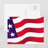 Carte Postale Étoiles et bandes (Devant / Derrière)