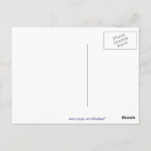 Carte Postale Étoiles et bandes (Dos)