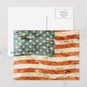 Carte Postale Étoiles et bandes (Devant / Derrière)