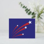 Carte Postale étoiles et rayures (Debout devant)