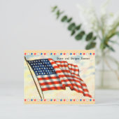 Carte Postale Étoiles et rayures pour toujours (Debout devant)