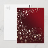 Carte Postale Étoiles festives (Devant / Derrière)
