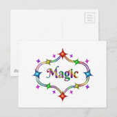 Carte Postale Étoiles magiques (Devant / Derrière)