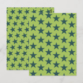 Carte Postale Étoiles Motif 18 (Devant / Derrière)