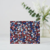 Carte Postale Étoiles Sparkly Confetti (Debout devant)
