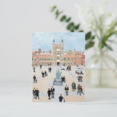 Carte Postale Eton College School Yard 1991 (Debout devant)