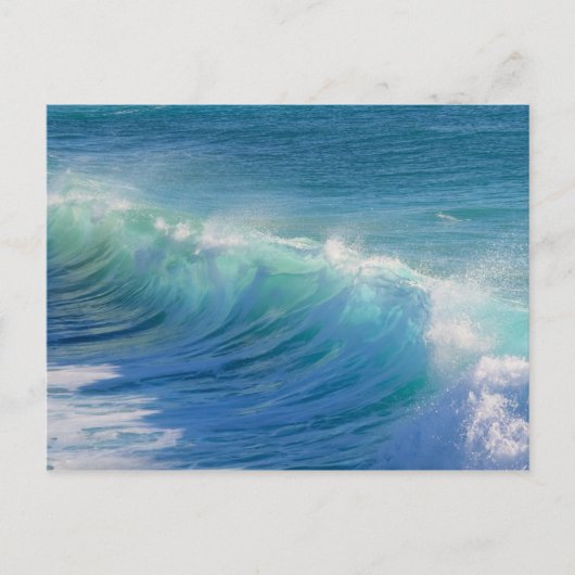 Carte Postale Etonnant Turquoise Blue Ocean Waves (Devant)