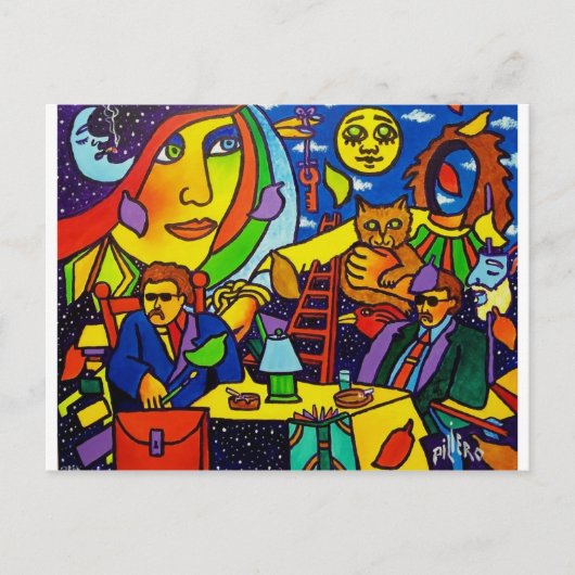 Carte Postale Étrange 6 par Piliero (Devant)