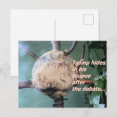 Carte postale étrange de Trump perdue (Devant / Derrière)