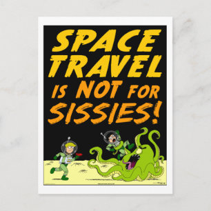 Carte postale étrangère de "VOYAGE DANS L'ESPACE"