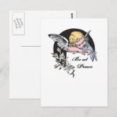 Carte Postale Être à Peace Angel (Devant / Derrière)