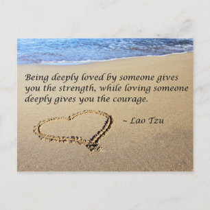 Carte Postale Être aimé