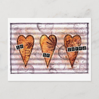 Carte Postale Être aimé