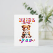 Carte Postale Être avec toi (Debout devant)