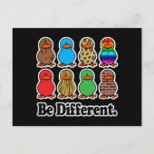 Carte Postale Être différents canards (Devant)