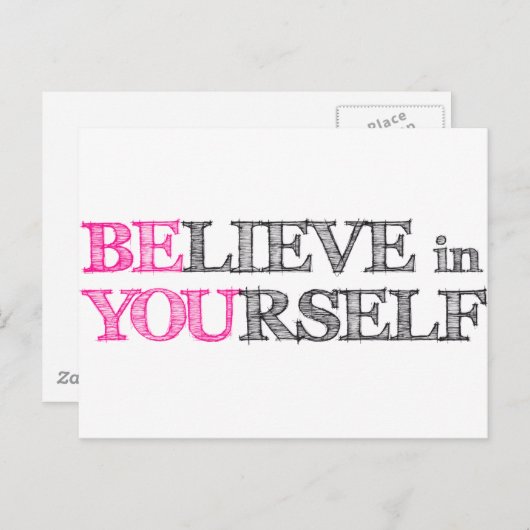 Carte Postale Être en toi-même - SOIS-TU (Devant / Derrière)