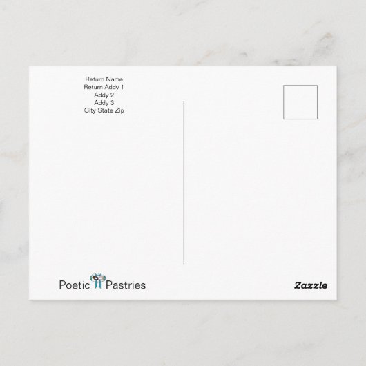 Carte Postale Être encore | Psaumes Fleur chrétienne (Dos)