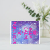 CARTE POSTALE ÊTRE FABULEUX (Debout devant)