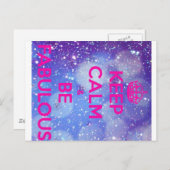 CARTE POSTALE ÊTRE FABULEUX (Devant / Derrière)