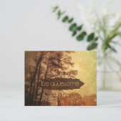 Carte Postale Être génial (Debout devant)